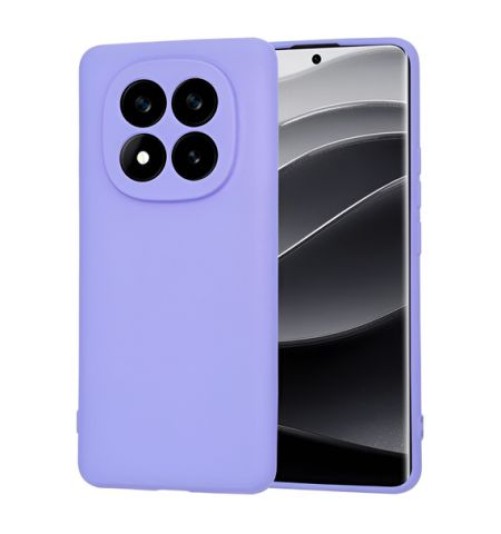 Чехол WOO Case Liquid Silicone Xiaomi Redmi Note 14 Pro 5G, фиолетовый