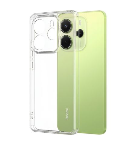 Чехол WOO TPU Soft Xiaomi Redmi Note 14 Pro 4G, прозрачный
