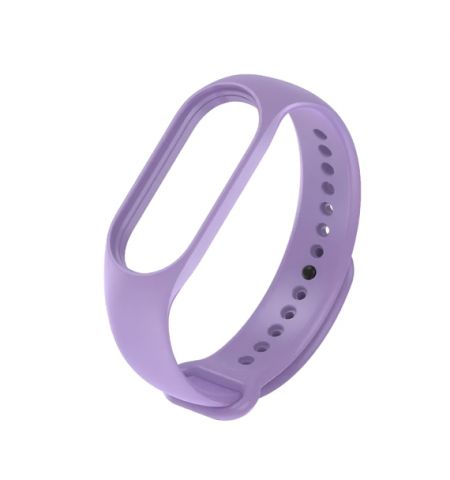 Силиконовый ремешок для шлема Mi Band 7/6/5 светло-фиолетовый