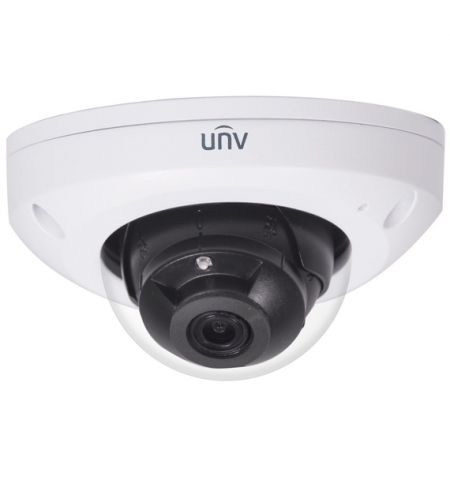UNV IPC314SR-DVPF36, Prime-II DOME 4Mp, 1/3", Фиксированный объектив 3.6мм, ИК до 30м, 2592*1520: 20fps; 2560*1440: 25fps, Ultra 265/H.264/MJPEG, MicroSD, Коридорный режим, Микрофон, Аудио 1/1, WDR 120db, LightHunter, IP67&IK10, Три потока, 3-Axis, DC12V/