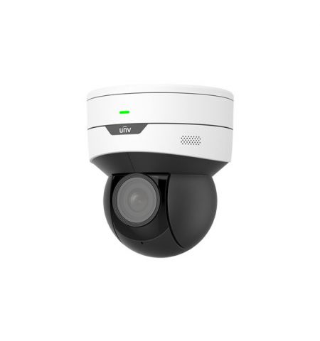 UNV IPC6415SR-X5UPW, купольный мини-ПТЗ 5Мп, 1/2.7", объектив 5x (2.7-13.5мм), ИК 30м, ICR, 2592x1944 30fps, Ultra 265/H.264/MJPEG, три потока, 120 WDR, HLC, MicroSD, CorridorMode, AlarmI/O 1/1, Reset, Mic/Speaker, 1024preset, DC12V/PoE