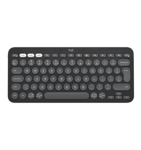Беспроводная Клавиатура Logitech Pebble Keys2 K380s / Bluetooth / Graphite