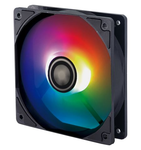 120-мм корпусной вентилятор - XILENCE Performance A+ Series "XPF120.ARGB" ARGB LED Fan: 120x120x25mm, 500~1500rpm, <18~32.5dBa, 70CFM, PWM, гидроподшипник, 4 pin + ARGB 3 Pin M/B, Black