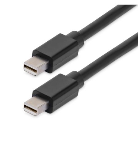 Видеокабель Cablexpert CCP-mDPmDP2-6, MiniDP (M) - miniDP (M), 1,8м, Чёрный