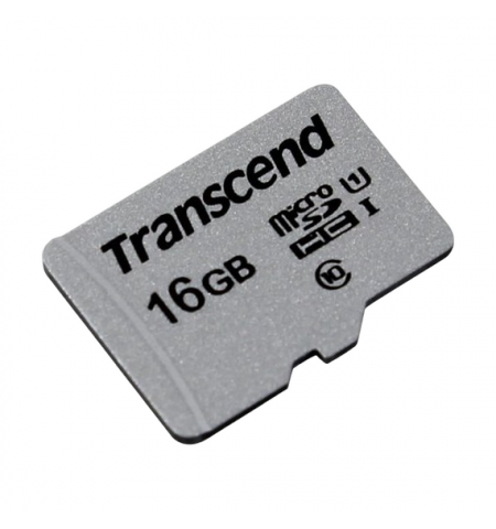 Карта памяти Transcend microSDHC UHS-I (U1), Class 10, 16Гб (TS16GUSD300S)