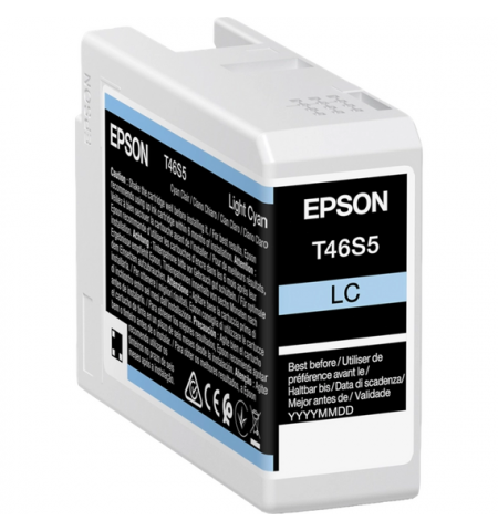 Картридж чернильный Epson T46S UltraChrome Pro 10, 25мл, Голубой