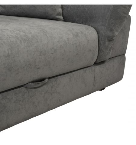 Canapea Extensibilă Neapoli Dark Grey