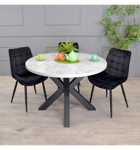 Masă KLEO Beton Ø120