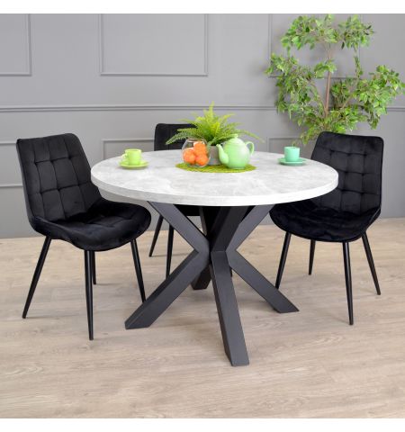 Masă KLEO Beton Ø120