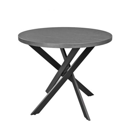 Masă TORINO Rondo Marmură Neagră Ø90