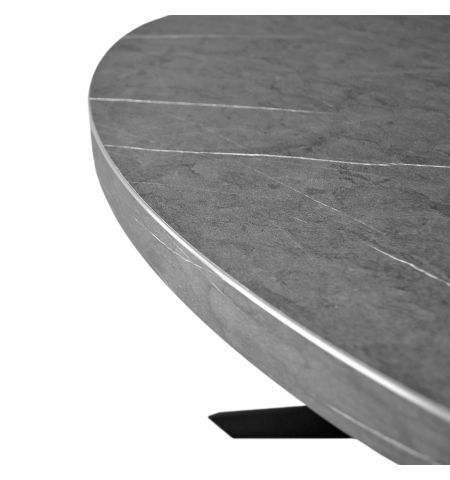 Masă TORINO Rondo Marmură Neagră Ø90