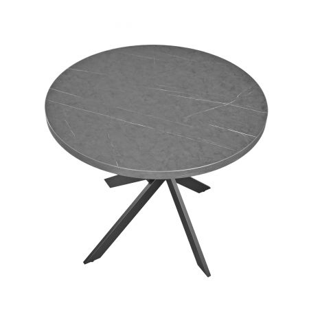 Masă TORINO Rondo Marmură Neagră Ø90