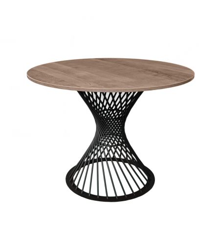 Masă FELICIA Colonial+Black Leg ∅100