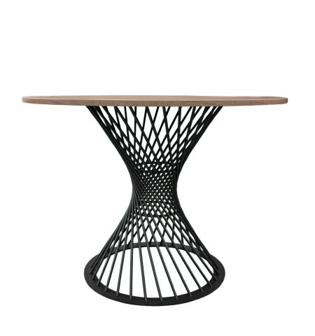 Masă FELICIA Colonial+Black Leg ∅100