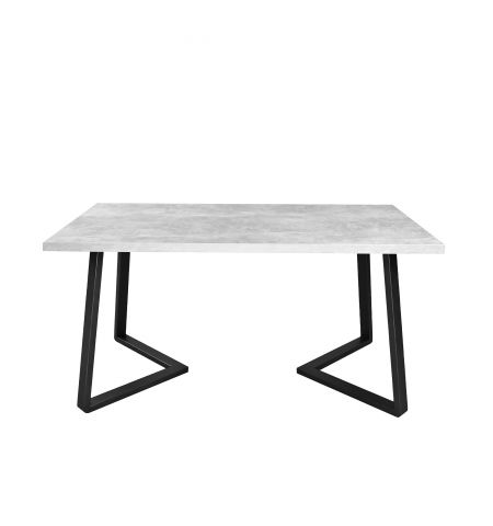 Masă FRIDA Beton+Black Legs 150×80
