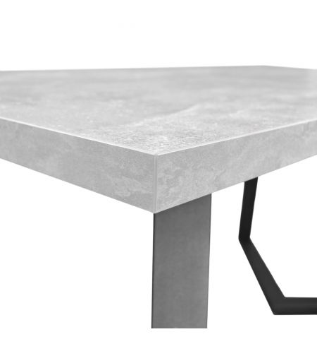 Masă FRIDA Beton+Black Legs 150×80