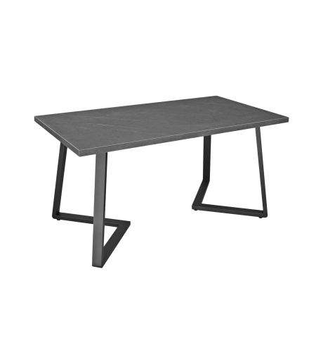 Masă FRIDA Marmură Neagră+Black Legs 150×80