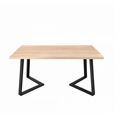 Masă FRIDA Sonoma+Black Legs 150×80