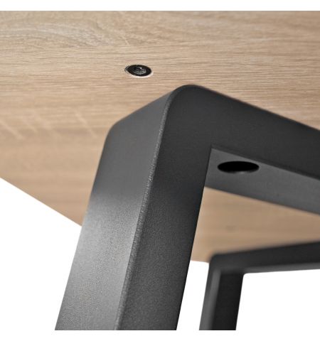 Masă FRIDA Sonoma+Black Legs 150×80