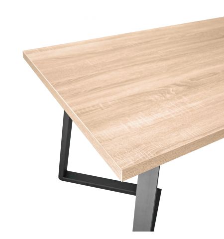 Masă FRIDA Sonoma+Black Legs 150×80