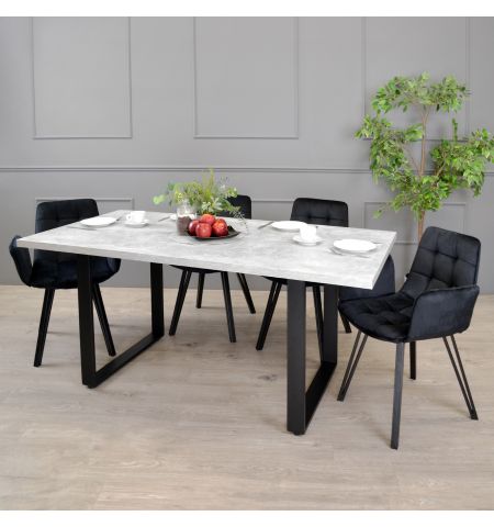 Masă HANA Beton 180×90