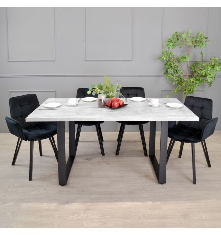 Masă HANA Beton 180×90