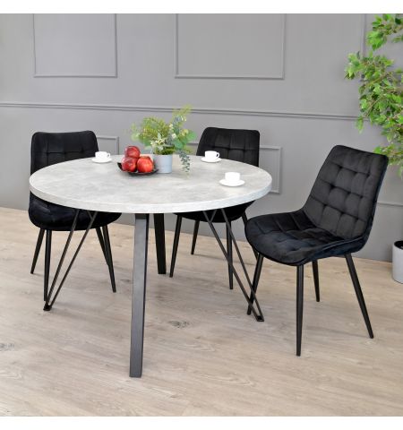 Masă TOKYO Rondo Beton Ø130