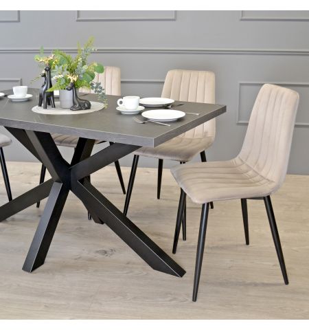 Masă VESTA Marmură Neagră 150×80