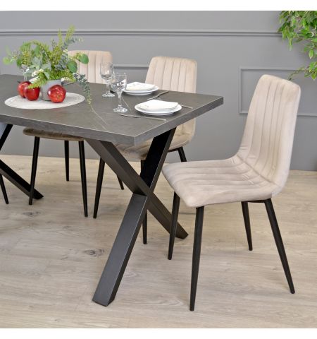 Masă Onix Marmură Neagră 150×80