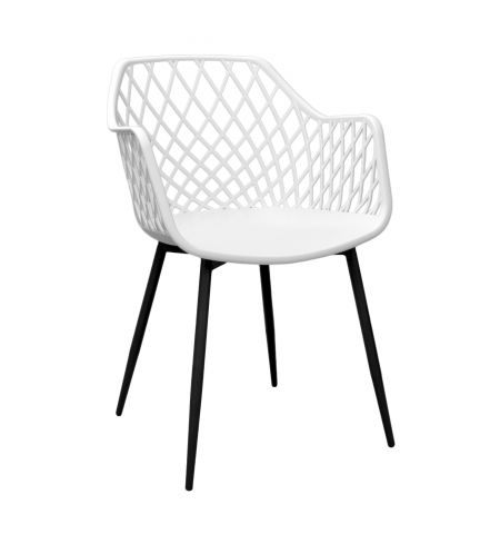 Scaun SL-7019 White+Black Legs