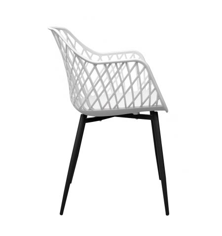 Scaun SL-7019 White+Black Legs