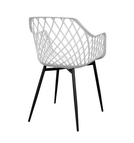 Scaun SL-7019 White+Black Legs