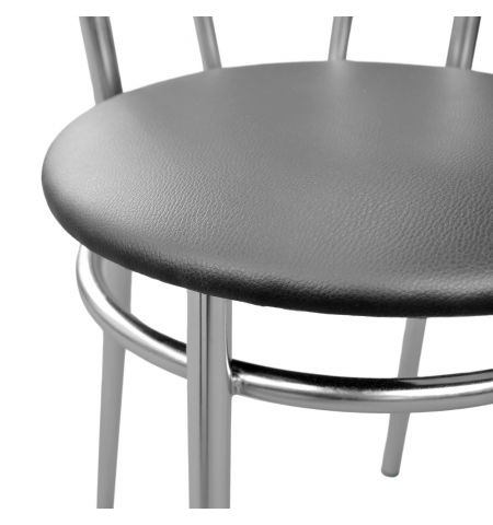 Scaun Tulipan Black V-4