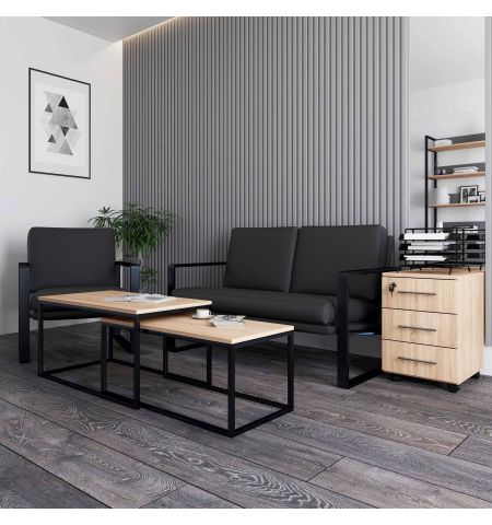 Canapea York Pu Black