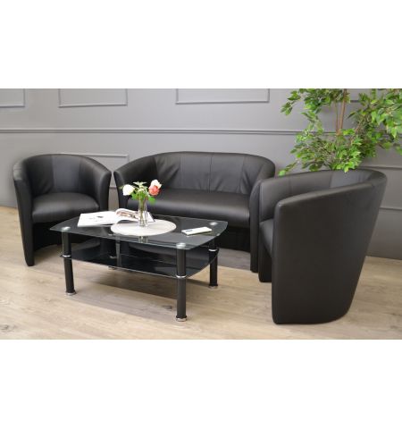 Canapea Club Duo Eco 30 Black