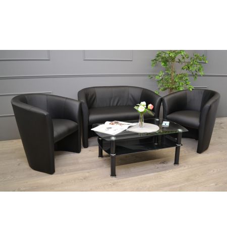 Canapea Club Duo Eco 30 Black