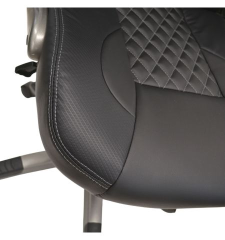 Fotoliu de birou F-86 Black/Grey