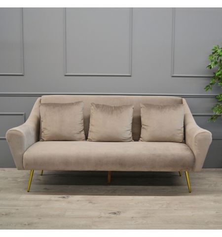 Canapea GLORIOSA 3 Light Brown