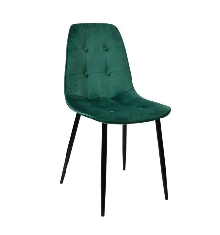 Scaun M-01-3 (Hlr-56) Catifea Green+Black Legs