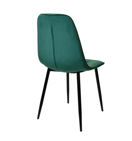 Scaun M-01-3 (Hlr-56) Catifea Green+Black Legs