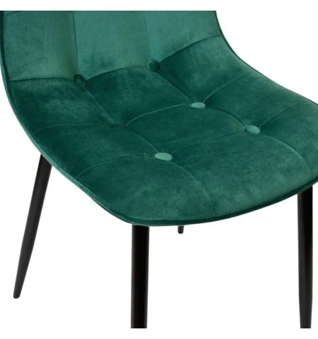 Scaun M-01-3 (Hlr-56) Catifea Green+Black Legs