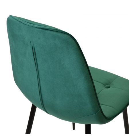 Scaun M-01-3 (Hlr-56) Catifea Green+Black Legs