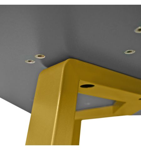 Masă FRIDA Marmură Neagră+Golden Legs 180×90