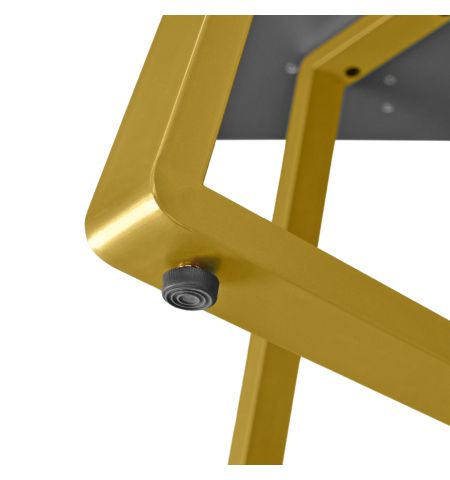 Masă FRIDA Marmură Neagră+Golden Legs 180×90