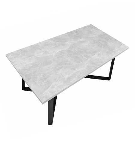 Masă FRIDA Beton+Black Legs 135×75