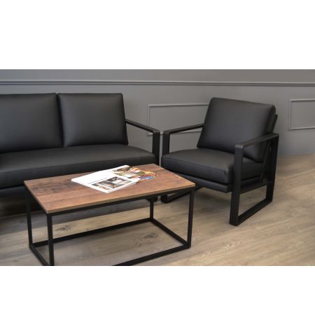 Fotoliu YORK Pu Black