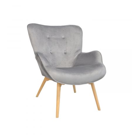 Fotoliu Leonard Catifea Grey