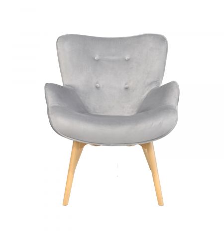 Fotoliu Leonard Catifea Grey