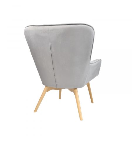 Fotoliu Leonard Catifea Grey