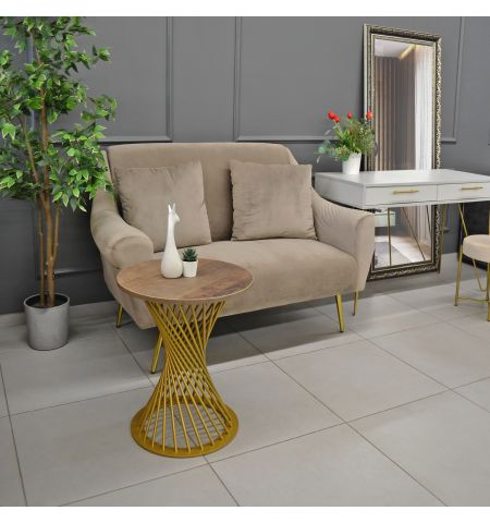 Canapea GLORIOSA 2 Light Brown